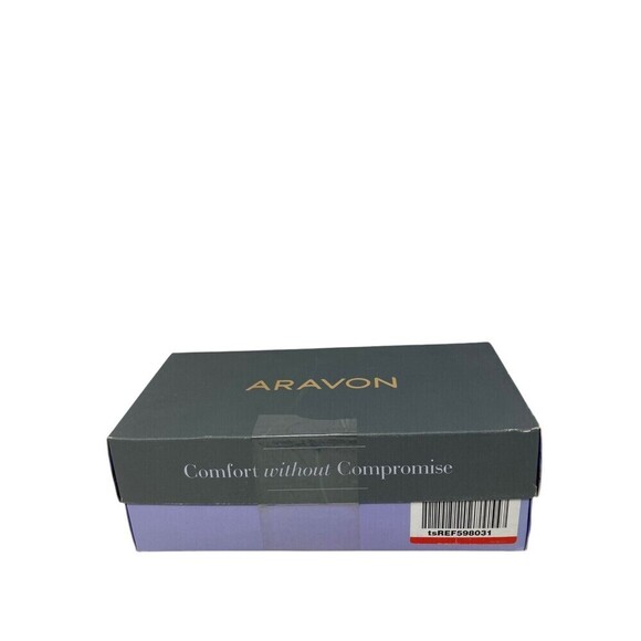 Aravon Ballet Slippers Women\'s Size 8.5 D Black Abbey Shoes Flats Textured